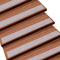 Queta Juego de tiras antideslizantes para escaleras (15 rollos)- transparentes- antideslizantes- con rollo de…